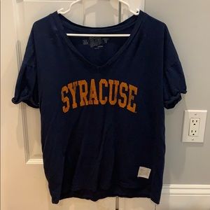 v neck syracuse tee